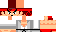 Minecraft skin texture, 64x32 legacy pixels