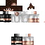 Minecraft skin texture, 64x64 pixels