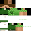 Minecraft skin texture, 64x64 pixels