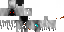 Minecraft skin texture, 64x32 legacy pixels