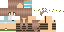 Minecraft skin texture, 64x32 legacy pixels