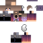 Minecraft skin texture, 64x64 pixels