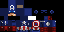 Minecraft skin texture, 64x32 legacy pixels
