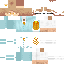 Minecraft skin texture, 64x64 pixels