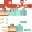 Minecraft skin texture, 64x64 pixels