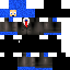 Minecraft skin texture, 64x64 pixels