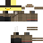 Minecraft skin texture, 64x64 pixels