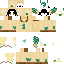 Minecraft skin texture, 64x64 pixels