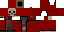 Minecraft skin texture, 64x32 legacy pixels