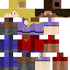 Minecraft skin texture, 64x64 pixels