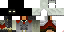 Minecraft skin texture, 64x32 legacy pixels
