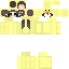 Minecraft skin texture, 64x64 pixels