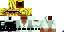 Minecraft skin texture, 64x32 legacy pixels