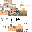 Minecraft skin texture, 64x64 pixels