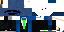 Minecraft skin texture, 64x32 legacy pixels