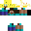 Minecraft skin texture, 64x64 pixels