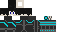 Minecraft skin texture, 64x32 legacy pixels
