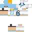 Minecraft skin texture, 64x64 pixels