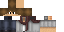 Minecraft skin texture, 64x32 legacy pixels