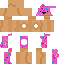 Minecraft skin texture, 64x64 pixels