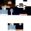 Minecraft skin texture, 64x64 pixels