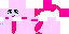 Minecraft skin texture, 64x32 legacy pixels