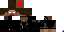 Minecraft skin texture, 64x32 legacy pixels