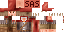 Minecraft skin texture, 64x32 legacy pixels