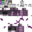 Minecraft skin texture, 64x64 pixels