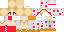 Minecraft skin texture, 64x32 legacy pixels