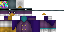 Minecraft skin texture, 64x32 legacy pixels