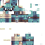 Minecraft skin texture, 64x64 pixels