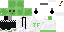 Minecraft skin texture, 64x32 legacy pixels