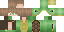 Minecraft skin texture, 64x32 legacy pixels