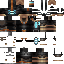 Minecraft skin texture, 64x64 pixels