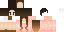 Minecraft skin texture, 64x32 legacy pixels