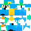 Minecraft skin texture, 64x64 pixels