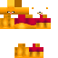 Minecraft skin texture, 64x64 pixels