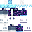 Minecraft skin texture, 64x64 pixels