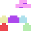 Minecraft skin texture, 64x64 pixels