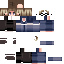 Minecraft skin texture, 64x64 pixels
