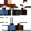 Minecraft skin texture, 64x64 pixels
