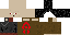 Minecraft skin texture, 64x32 legacy pixels