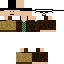 Minecraft skin texture, 64x64 pixels