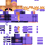 Minecraft skin texture, 64x64 pixels