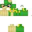 Minecraft skin texture, 64x64 pixels