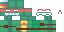 Minecraft skin texture, 64x32 legacy pixels