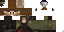 Yellow Minecraft skin texture, 64x32 legacy pixels
