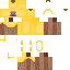 Minecraft skin texture, 64x64 pixels