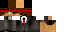 Minecraft skin texture, 64x32 legacy pixels
